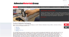 Desktop Screenshot of adhesivematerialsgroup.com